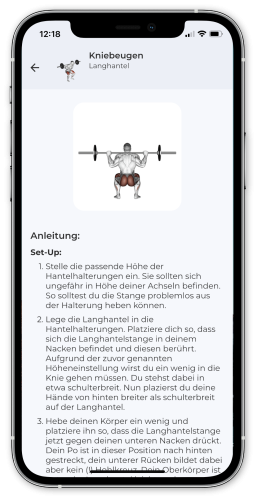 Trainingsanleitung in der Ernährungsberatungs-App von Naturheilkunde Grüner